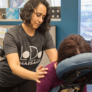 Chair Massage Details in Minneapolis, Minnesota